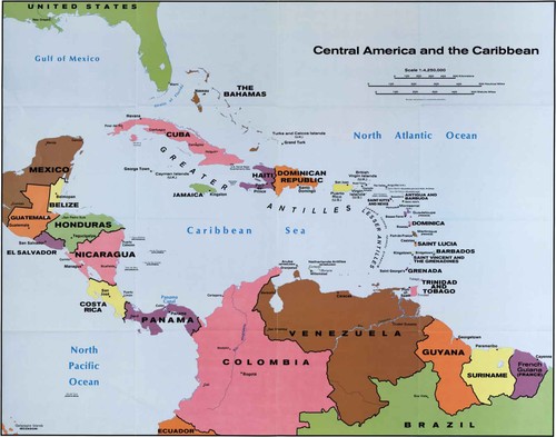 1990 mappa cia - mappa,