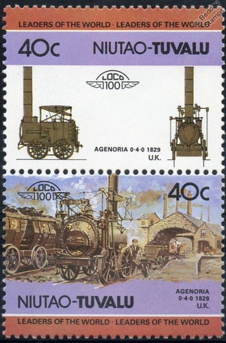 Francobolli treno 1829